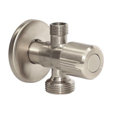 KOMBINIRANI KUTNI VENTIL INOX 304 1/2"x3/8"x3/4"